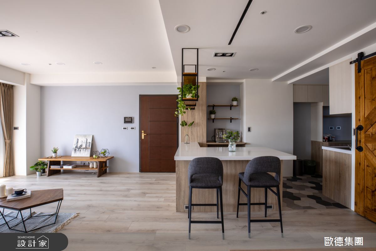 40坪新成屋(5年以下)＿混搭風吧檯案例圖片＿台灣歐德傢俱股份有限公司＿歐德_119之6