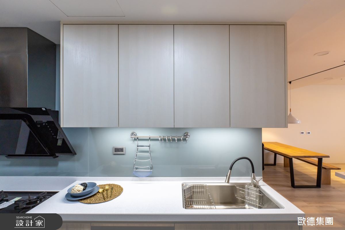 40坪新成屋(5年以下)＿混搭風廚房吧檯案例圖片＿台灣歐德傢俱股份有限公司＿歐德_119之29