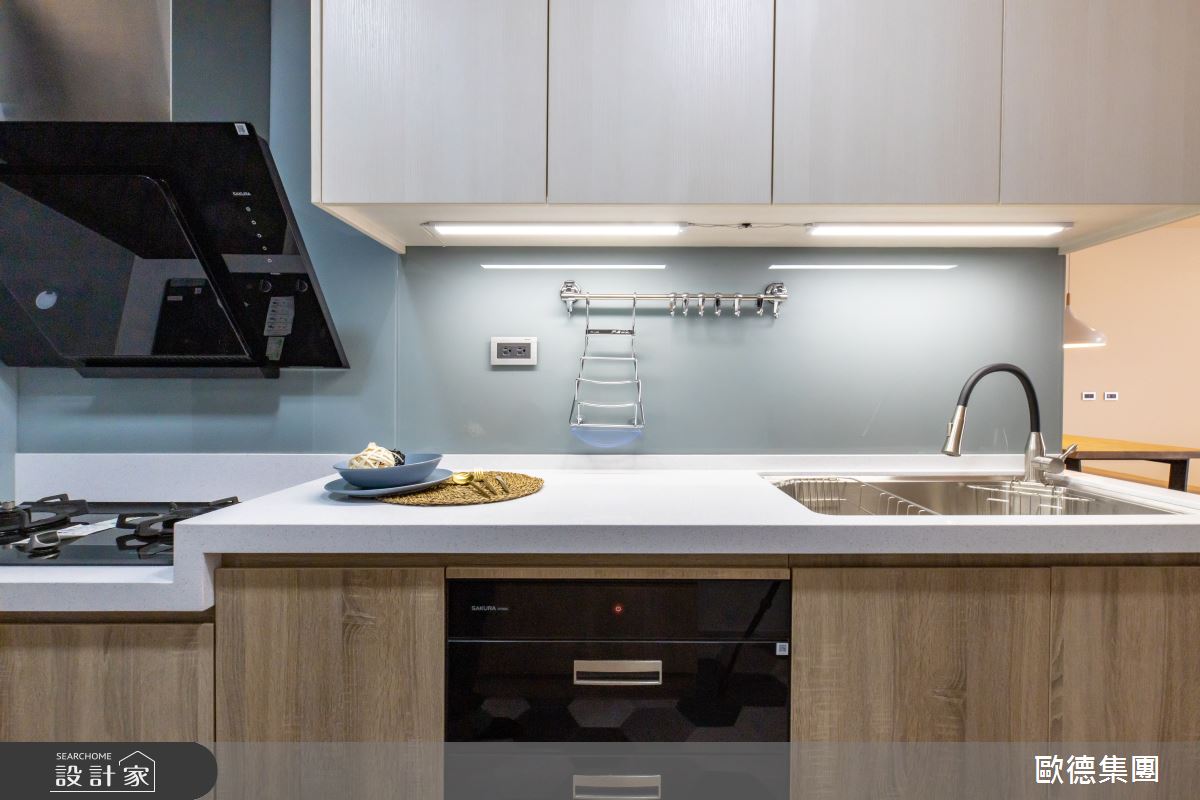 40坪新成屋(5年以下)＿混搭風廚房吧檯案例圖片＿台灣歐德傢俱股份有限公司＿歐德_119之28
