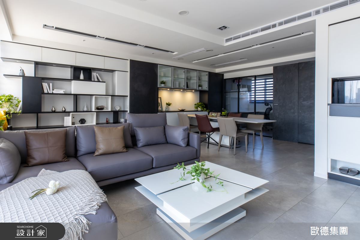 40坪新成屋(5年以下)＿混搭風客廳案例圖片＿台灣歐德傢俱股份有限公司＿歐德_119之19