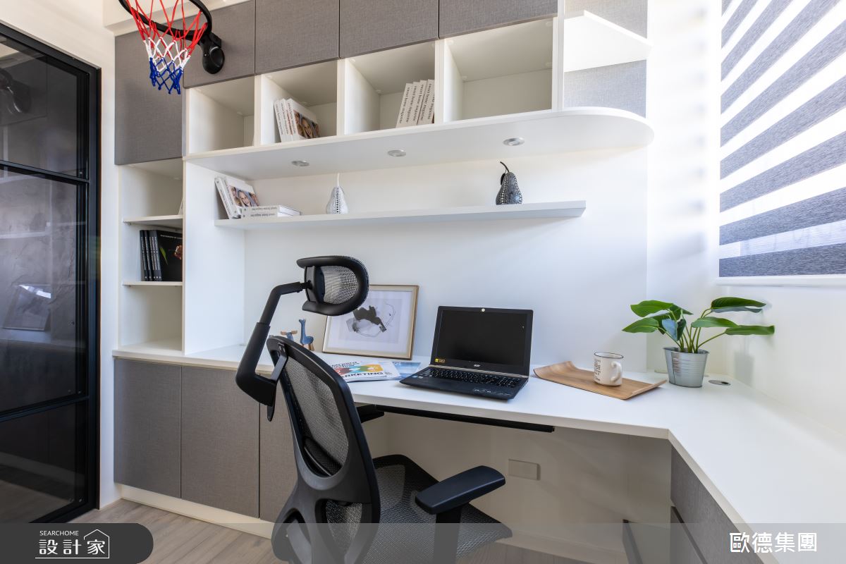 40坪新成屋(5年以下)＿混搭風書房案例圖片＿台灣歐德傢俱股份有限公司＿歐德_119之35