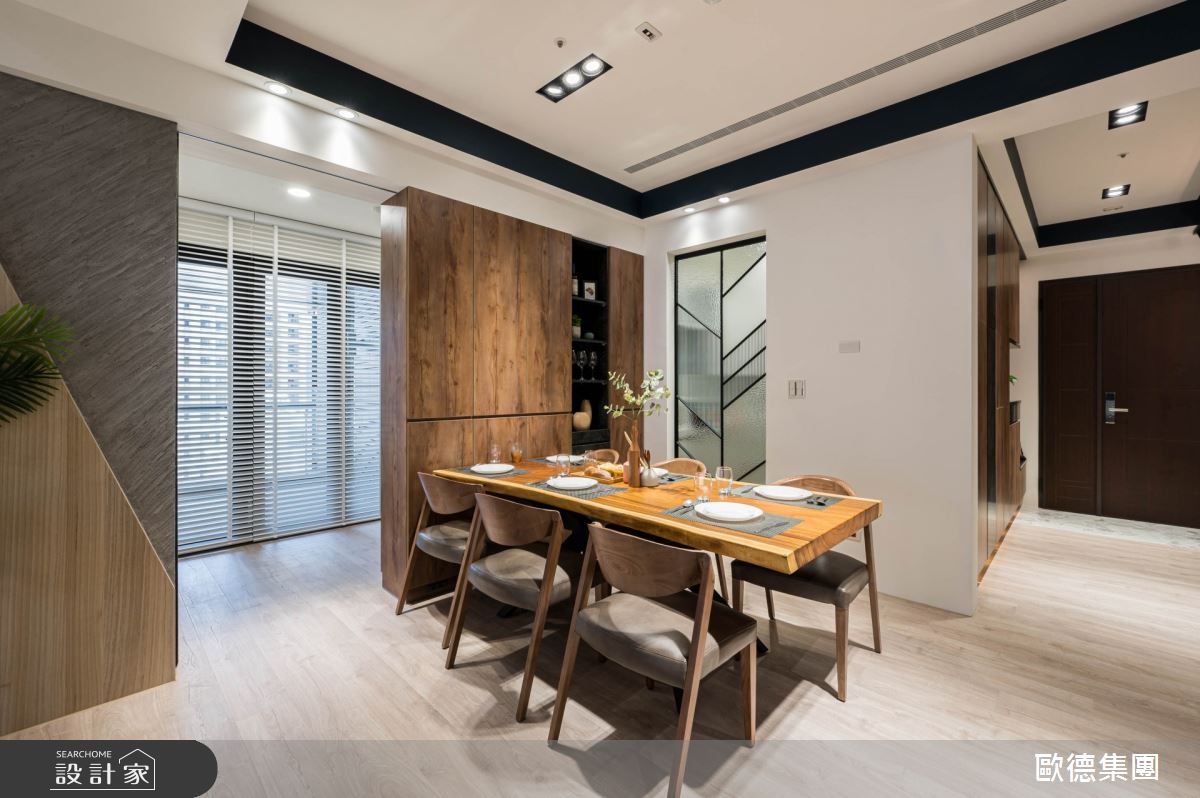 35坪中古屋(5~15年)＿現代風餐廳案例圖片＿台灣歐德傢俱股份有限公司＿歐德_121之17