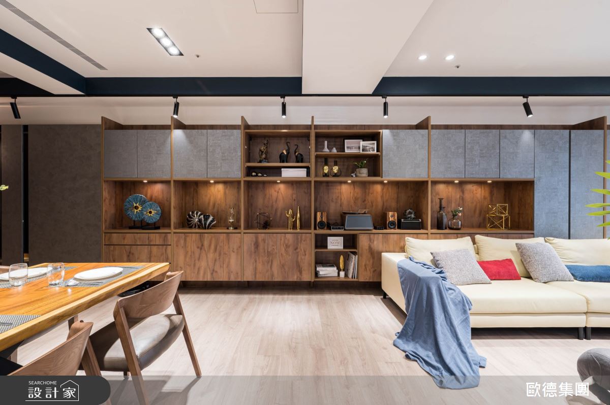 35坪中古屋(5~15年)＿現代風客廳餐廳案例圖片＿台灣歐德傢俱股份有限公司＿歐德_121之14