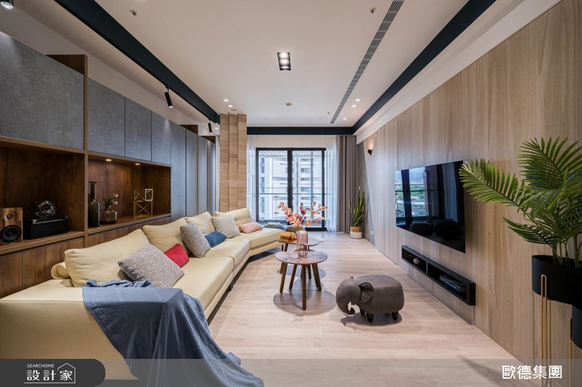 35坪中古屋(5~15年)＿現代風客廳案例圖片＿台灣歐德傢俱股份有限公司＿歐德_121之7