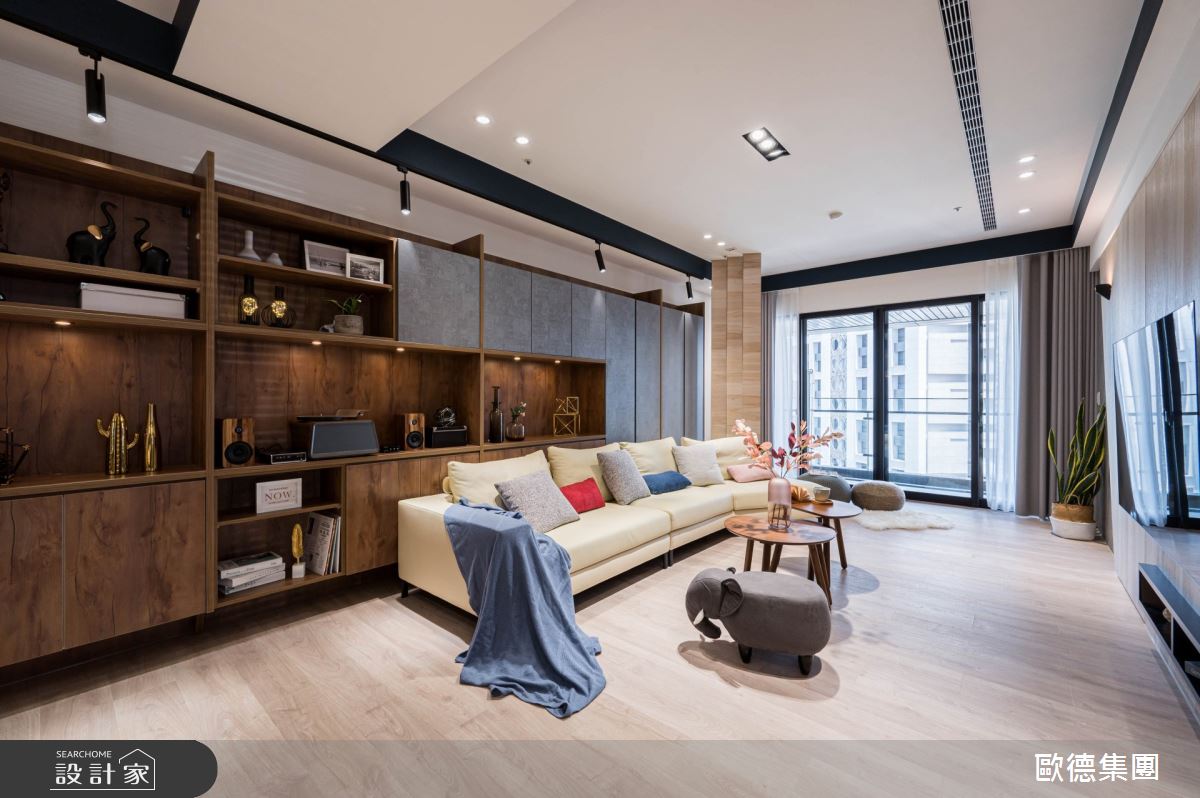 35坪中古屋(5~15年)＿現代風客廳案例圖片＿台灣歐德傢俱股份有限公司＿歐德_121之6