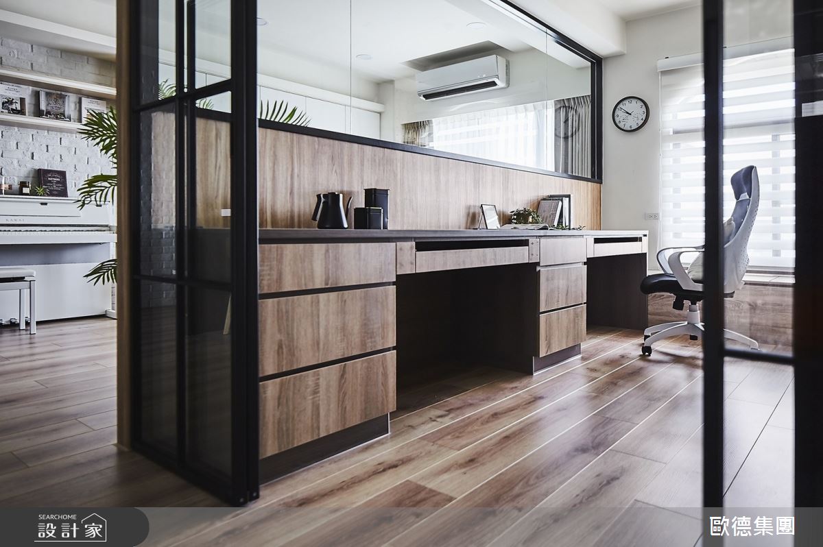 31坪中古屋(5~15年)＿北歐風書房案例圖片＿台灣歐德傢俱股份有限公司＿歐德_123之19