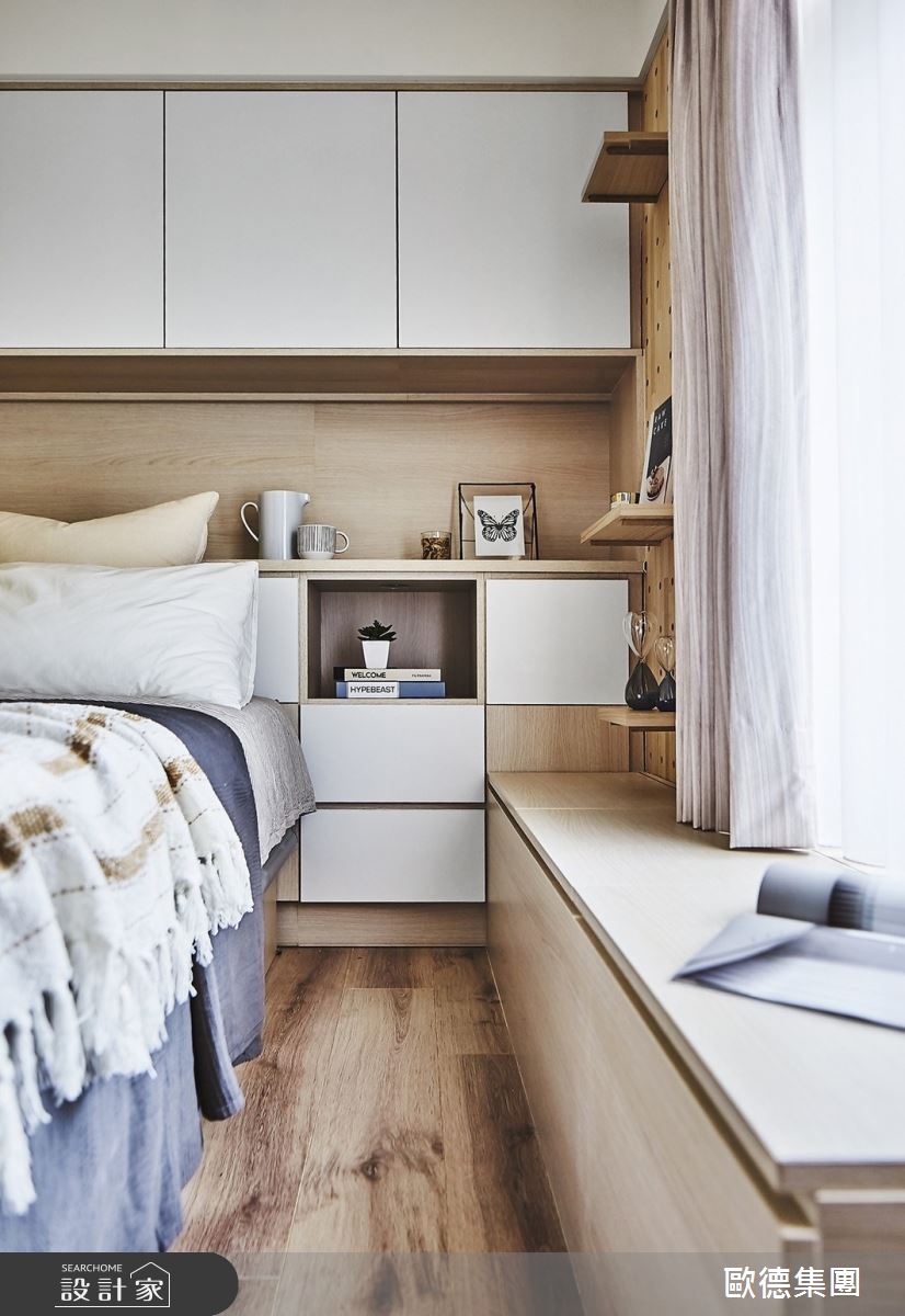 31坪中古屋(5~15年)＿北歐風臥室案例圖片＿台灣歐德傢俱股份有限公司＿歐德_123之24