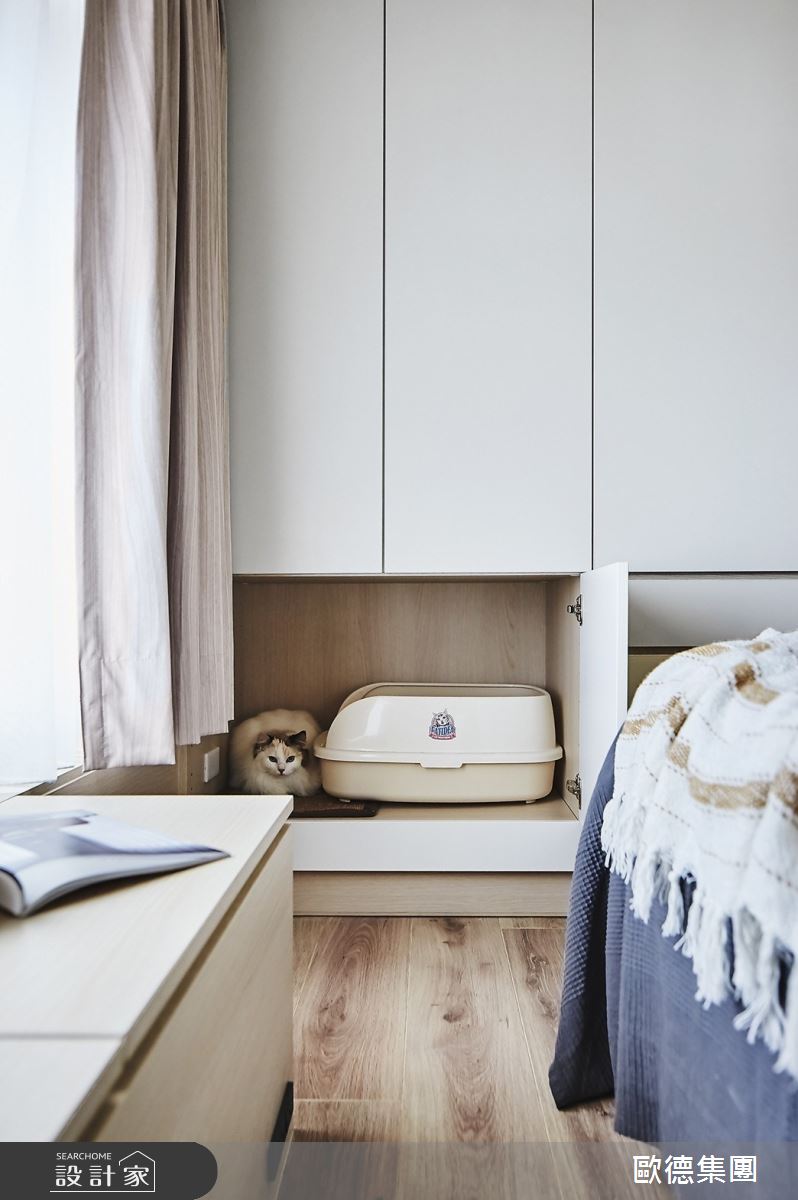31坪中古屋(5~15年)＿北歐風臥室案例圖片＿台灣歐德傢俱股份有限公司＿歐德_123之25