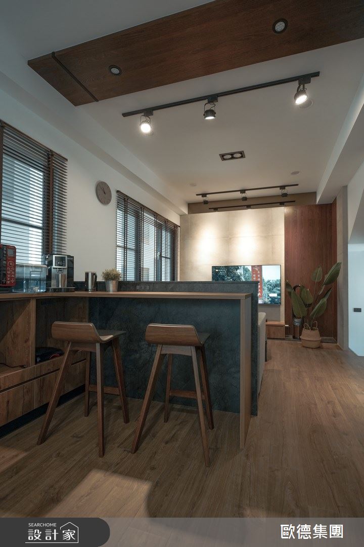 40坪新成屋(5年以下)＿混搭風吧檯案例圖片＿台灣歐德傢俱股份有限公司＿歐德_124之11