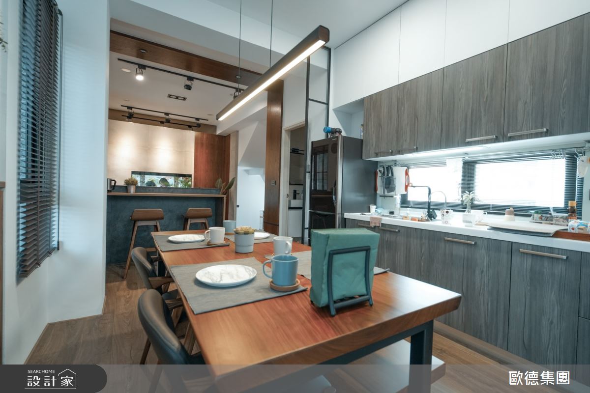40坪新成屋(5年以下)＿混搭風餐廳案例圖片＿台灣歐德傢俱股份有限公司＿歐德_124之15