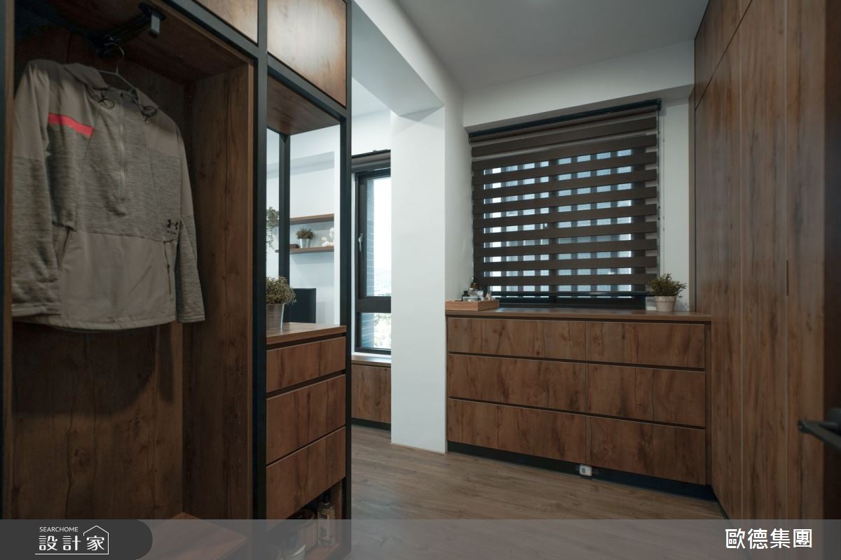 40坪新成屋(5年以下)＿混搭風更衣間案例圖片＿台灣歐德傢俱股份有限公司＿歐德_124之19