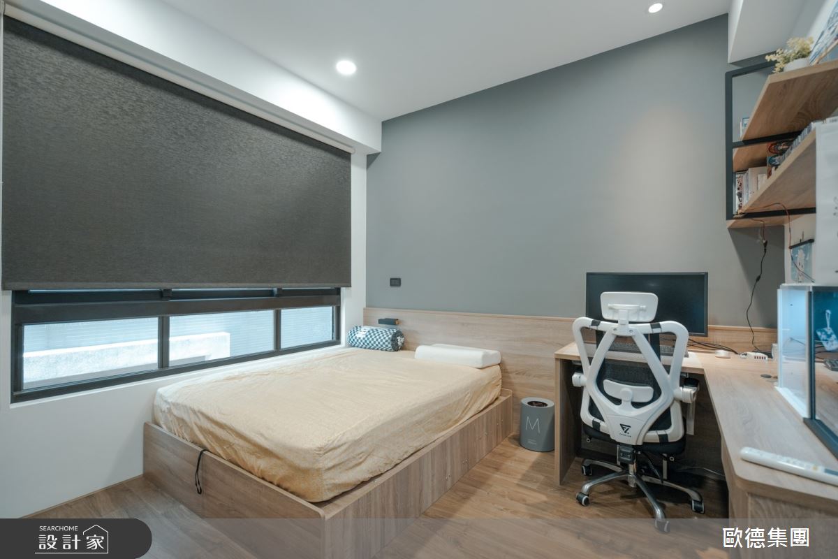 40坪新成屋(5年以下)＿混搭風臥室案例圖片＿台灣歐德傢俱股份有限公司＿歐德_124之27