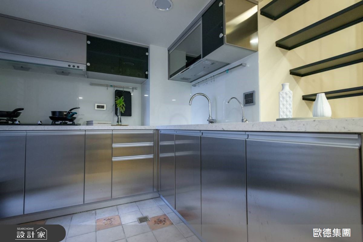 15坪老屋(16~30年)＿北歐風廚房案例圖片＿台灣歐德傢俱股份有限公司＿歐德_127之16