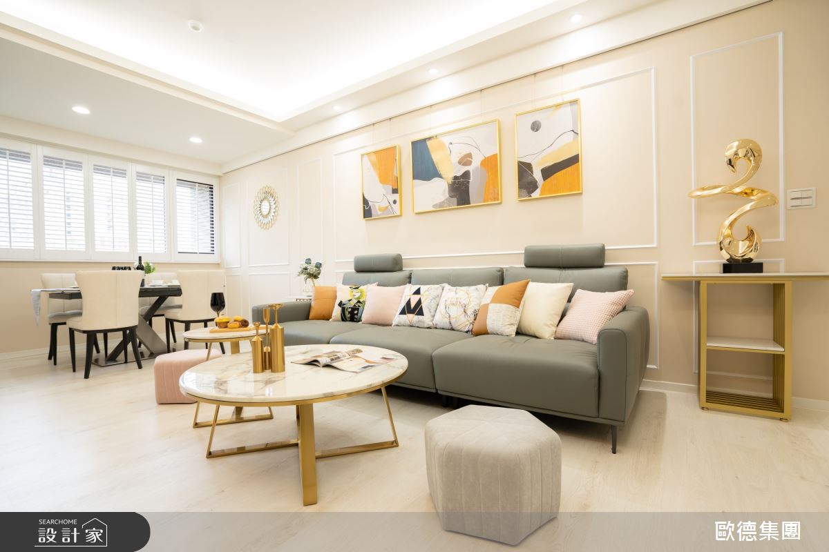 50坪中古屋(5~15年)＿混搭風客廳案例圖片＿台灣歐德傢俱股份有限公司＿歐德_128之8