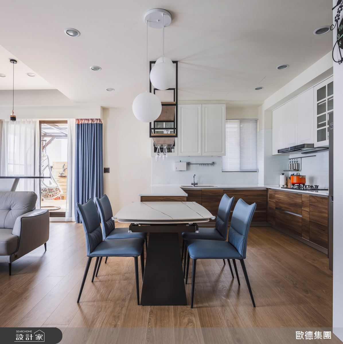 40坪新成屋(5年以下)＿混搭風餐廳案例圖片＿台灣歐德傢俱股份有限公司＿歐德_129之10