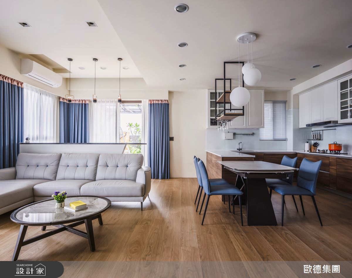 40坪新成屋(5年以下)＿混搭風客廳案例圖片＿台灣歐德傢俱股份有限公司＿歐德_129之6