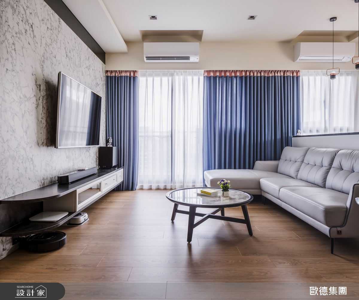40坪新成屋(5年以下)＿混搭風客廳案例圖片＿台灣歐德傢俱股份有限公司＿歐德_129之4