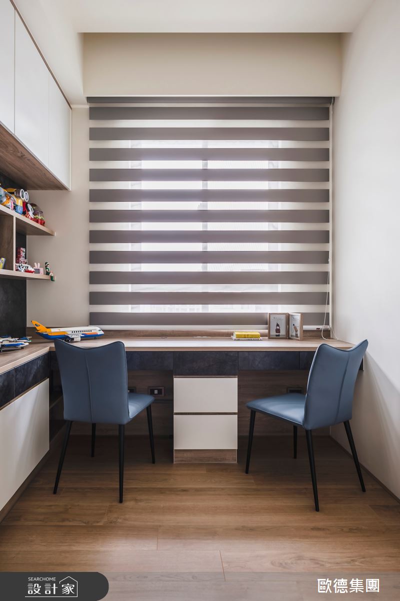 40坪新成屋(5年以下)＿混搭風書房案例圖片＿台灣歐德傢俱股份有限公司＿歐德_129之26