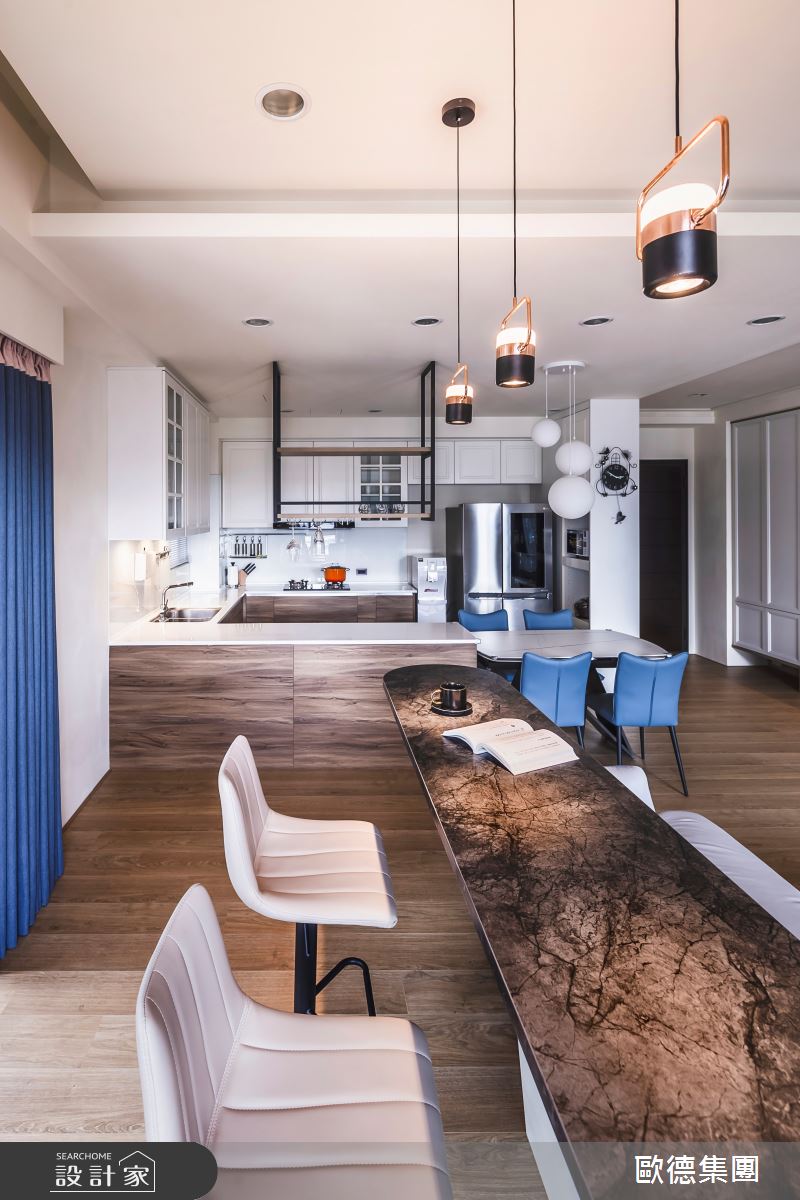 40坪新成屋(5年以下)＿混搭風客廳吧檯案例圖片＿台灣歐德傢俱股份有限公司＿歐德_129之17