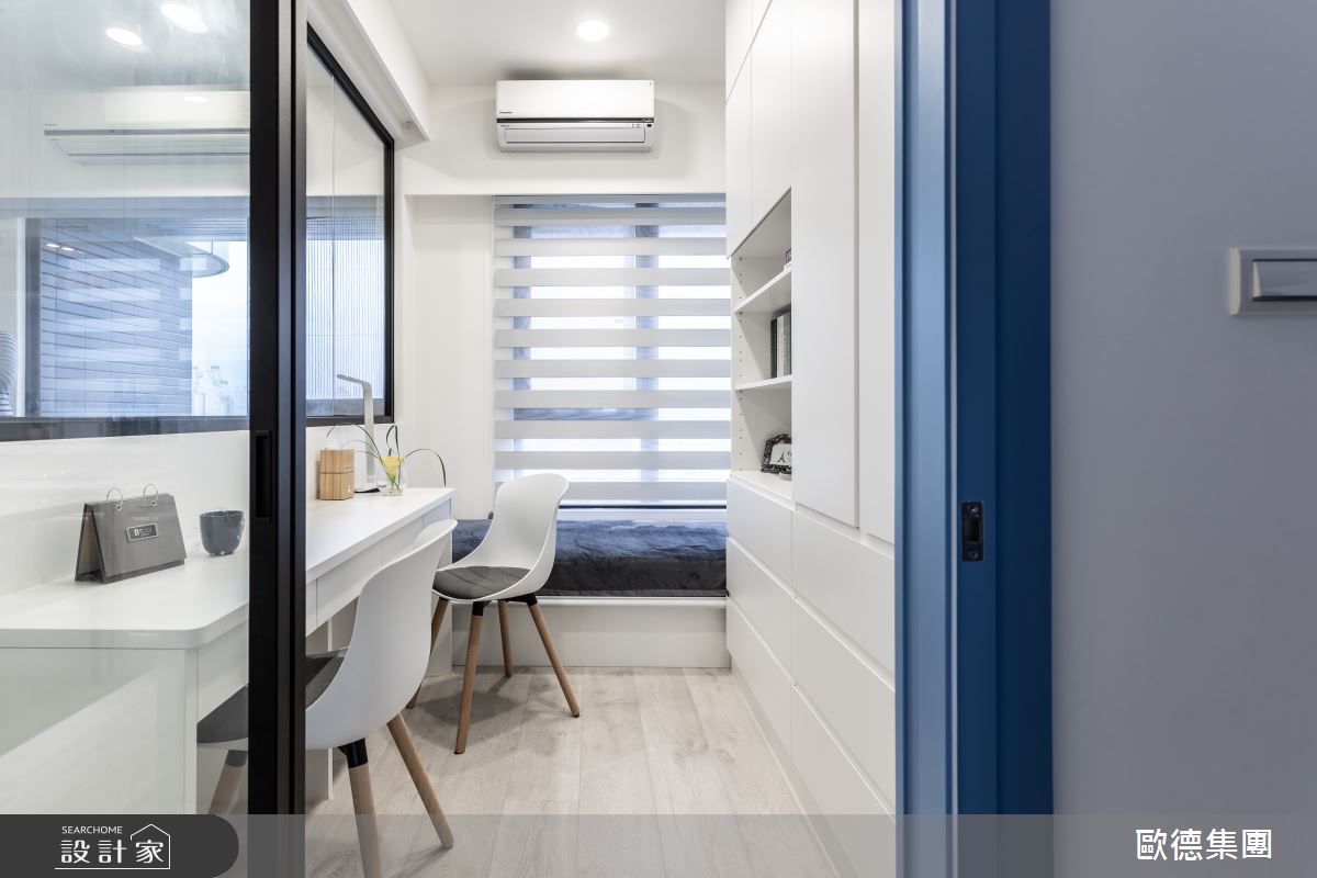 20坪新成屋(5年以下)＿混搭風書房臥榻客房案例圖片＿台灣歐德傢俱股份有限公司＿歐德_131之20