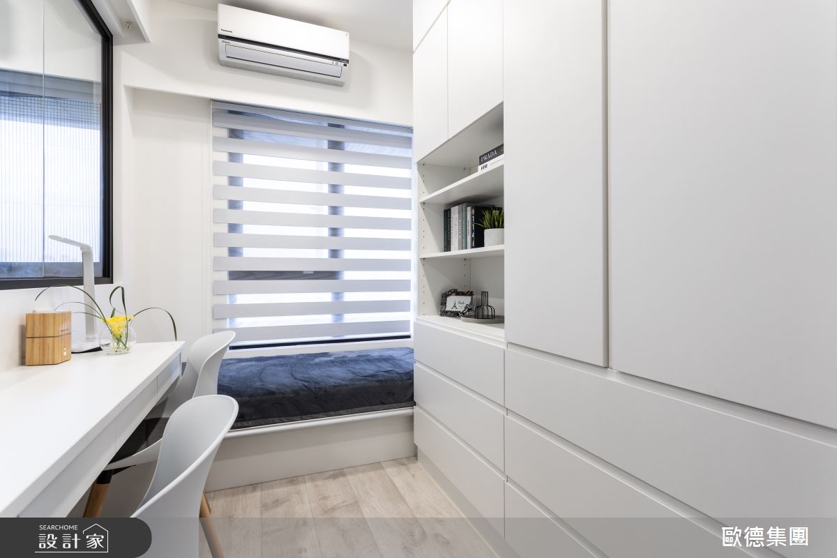 20坪新成屋(5年以下)＿混搭風書房臥榻客房案例圖片＿台灣歐德傢俱股份有限公司＿歐德_131之21