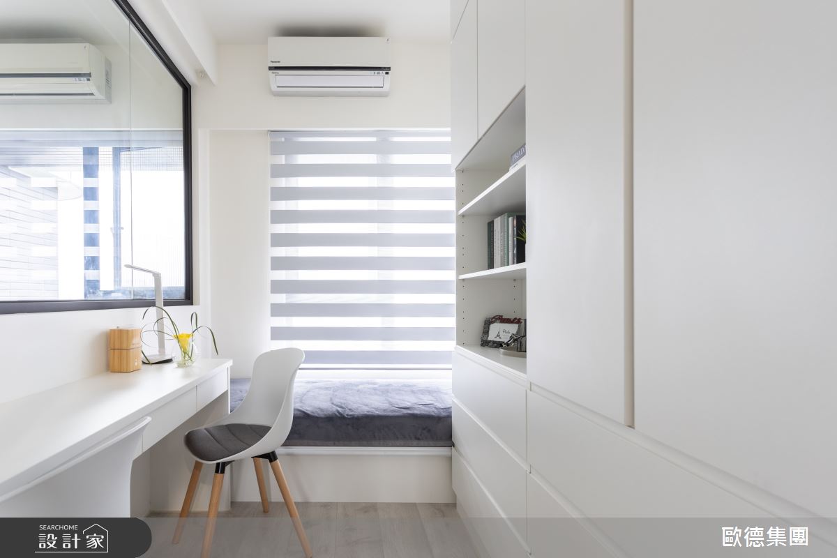 20坪新成屋(5年以下)＿混搭風書房臥榻客房案例圖片＿台灣歐德傢俱股份有限公司＿歐德_131之19