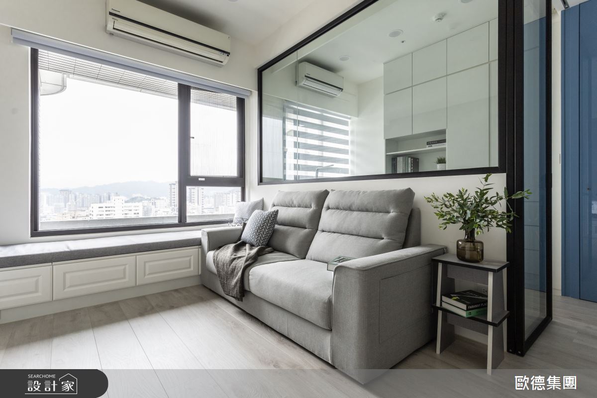 20坪新成屋(5年以下)＿混搭風客廳臥榻案例圖片＿台灣歐德傢俱股份有限公司＿歐德_131之9