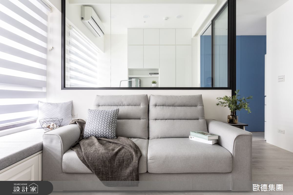 20坪新成屋(5年以下)＿混搭風客廳臥榻案例圖片＿台灣歐德傢俱股份有限公司＿歐德_131之10