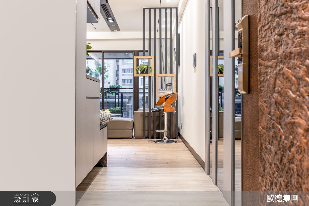 18坪預售屋＿混搭風玄關案例圖片＿台灣歐德傢俱股份有限公司＿歐德_132之4