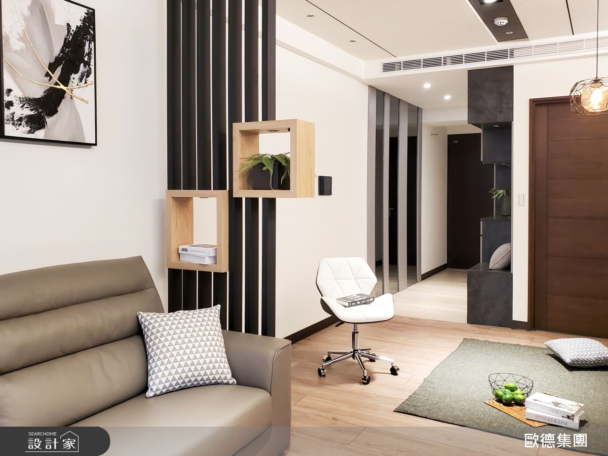 18坪預售屋＿混搭風客廳案例圖片＿台灣歐德傢俱股份有限公司＿歐德_132之10
