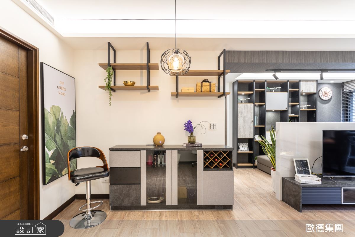 18坪預售屋＿混搭風客廳案例圖片＿台灣歐德傢俱股份有限公司＿歐德_132之11