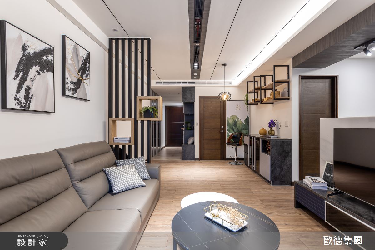 18坪預售屋＿混搭風客廳案例圖片＿台灣歐德傢俱股份有限公司＿歐德_132之15