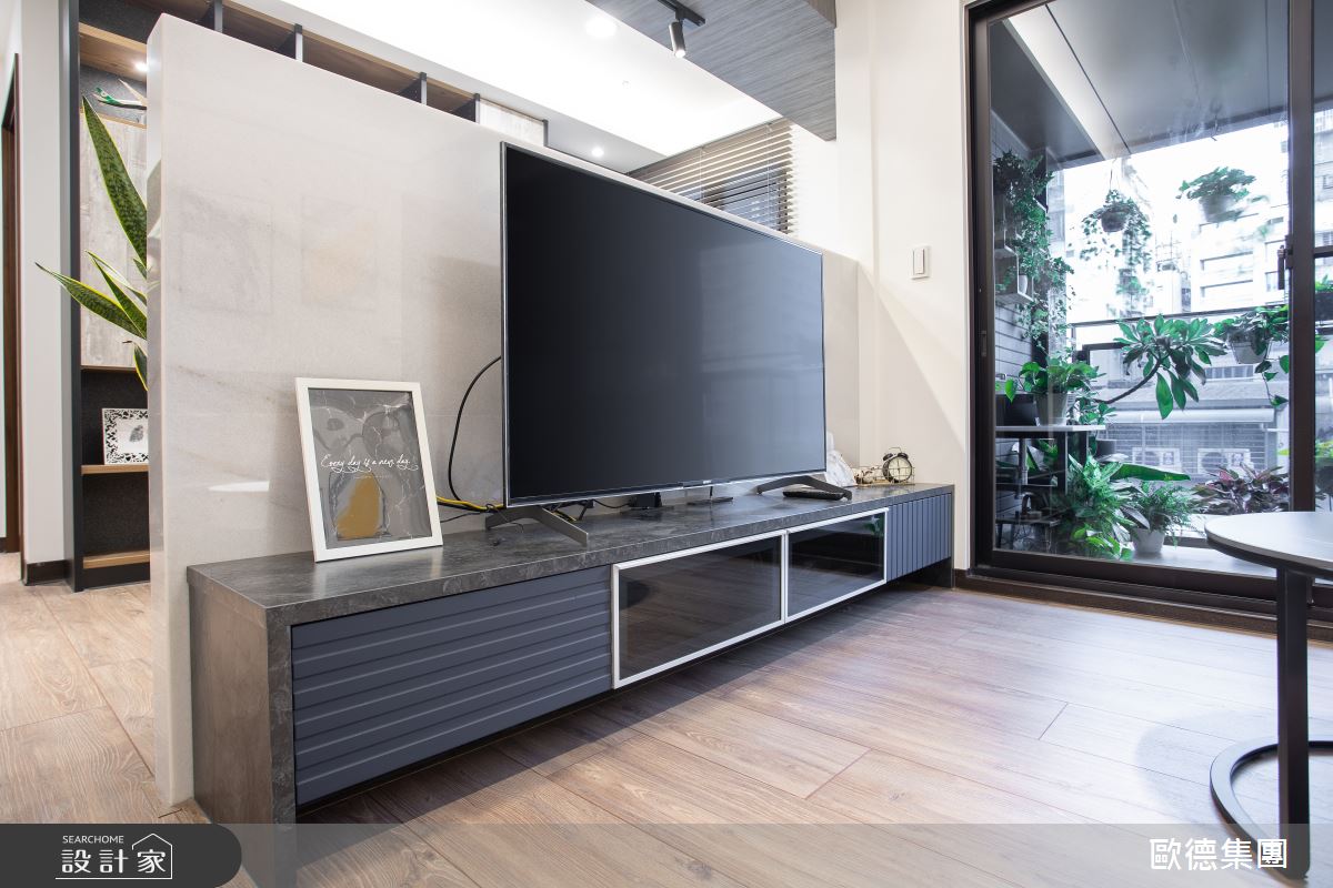 18坪預售屋＿混搭風客廳案例圖片＿台灣歐德傢俱股份有限公司＿歐德_132之18