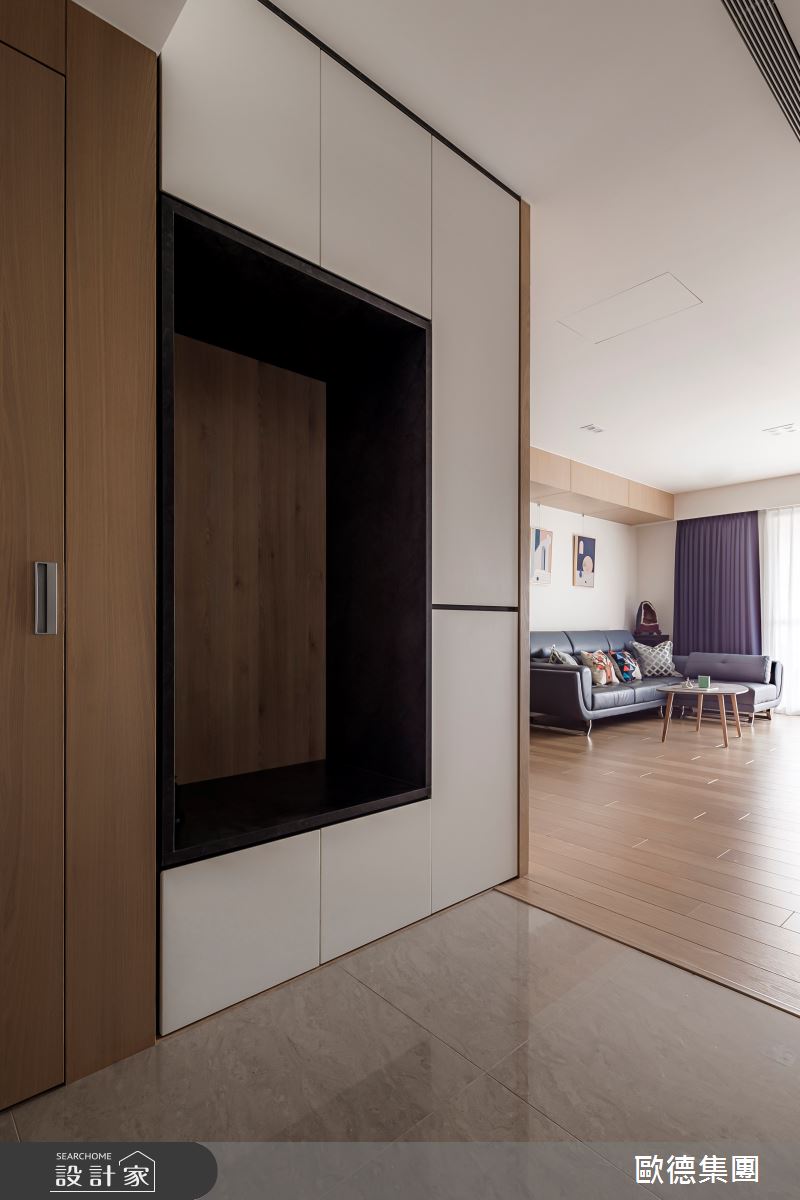 35坪新成屋(5年以下)＿現代風玄關案例圖片＿台灣歐德傢俱股份有限公司＿歐德_133之4