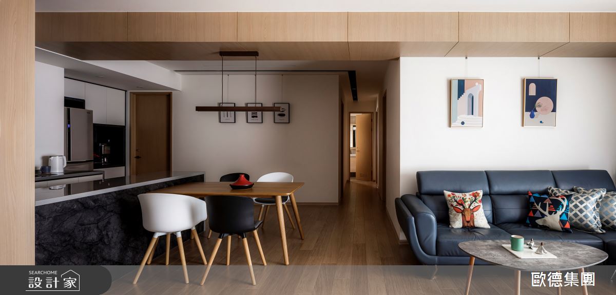 35坪新成屋(5年以下)＿現代風客廳餐廳案例圖片＿台灣歐德傢俱股份有限公司＿歐德_133之16
