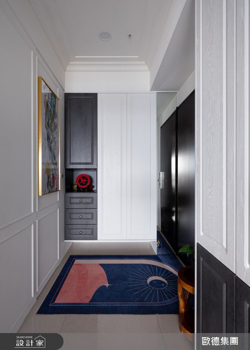45坪新成屋(5年以下)＿美式風玄關案例圖片＿台灣歐德傢俱股份有限公司＿歐德_134之1