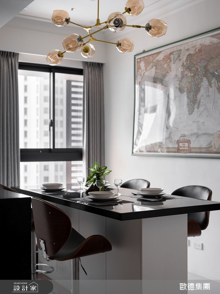 45坪新成屋(5年以下)＿美式風餐廳案例圖片＿台灣歐德傢俱股份有限公司＿歐德_134之10