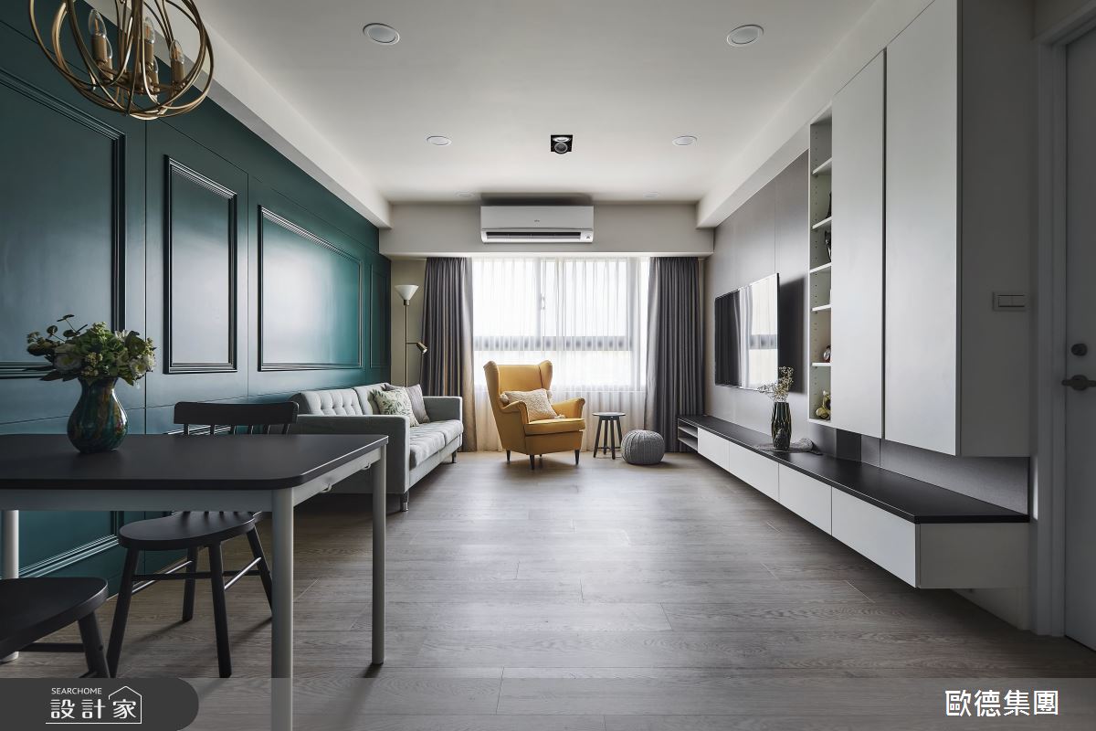 25坪新成屋(5年以下)＿混搭風客廳案例圖片＿台灣歐德傢俱股份有限公司＿歐德_135之16