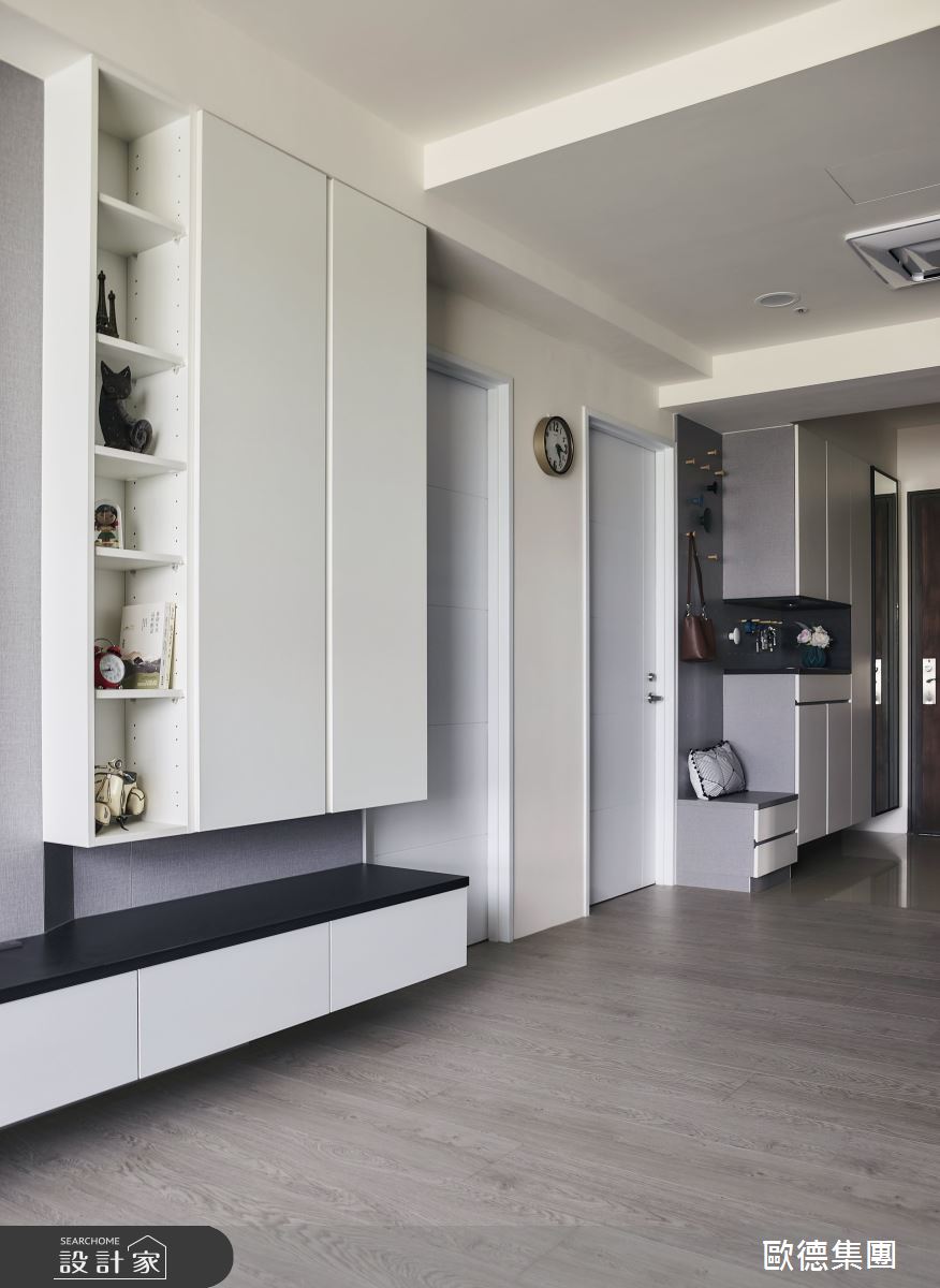 25坪新成屋(5年以下)＿混搭風玄關客廳案例圖片＿台灣歐德傢俱股份有限公司＿歐德_135之20