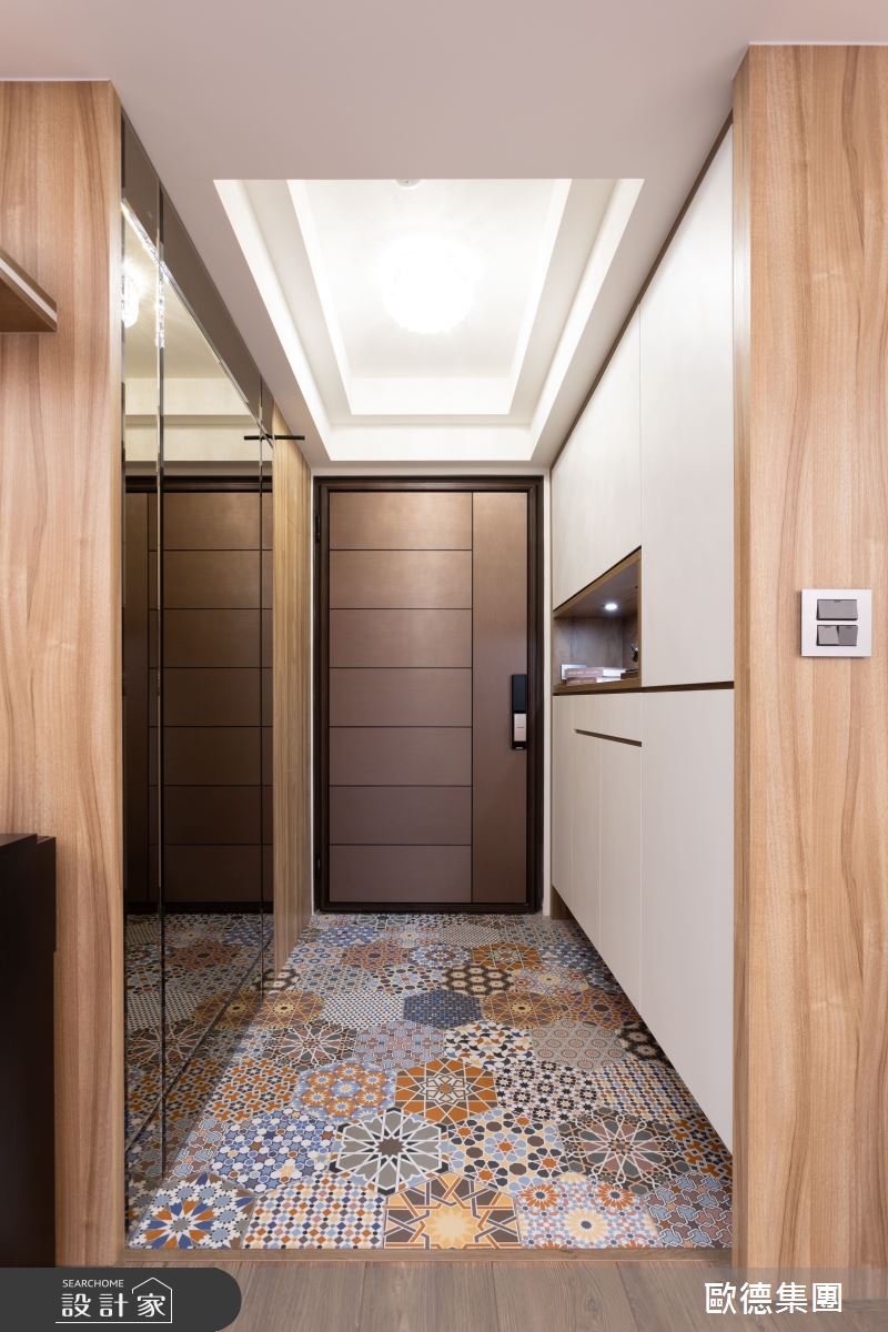 40坪中古屋(5~15年)＿現代風玄關案例圖片＿台灣歐德傢俱股份有限公司＿歐德_139之1