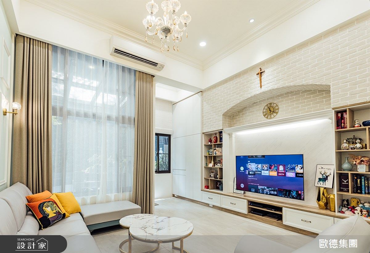 100坪新成屋(5年以下)＿美式風客廳案例圖片＿台灣歐德傢俱股份有限公司＿歐德_140之3