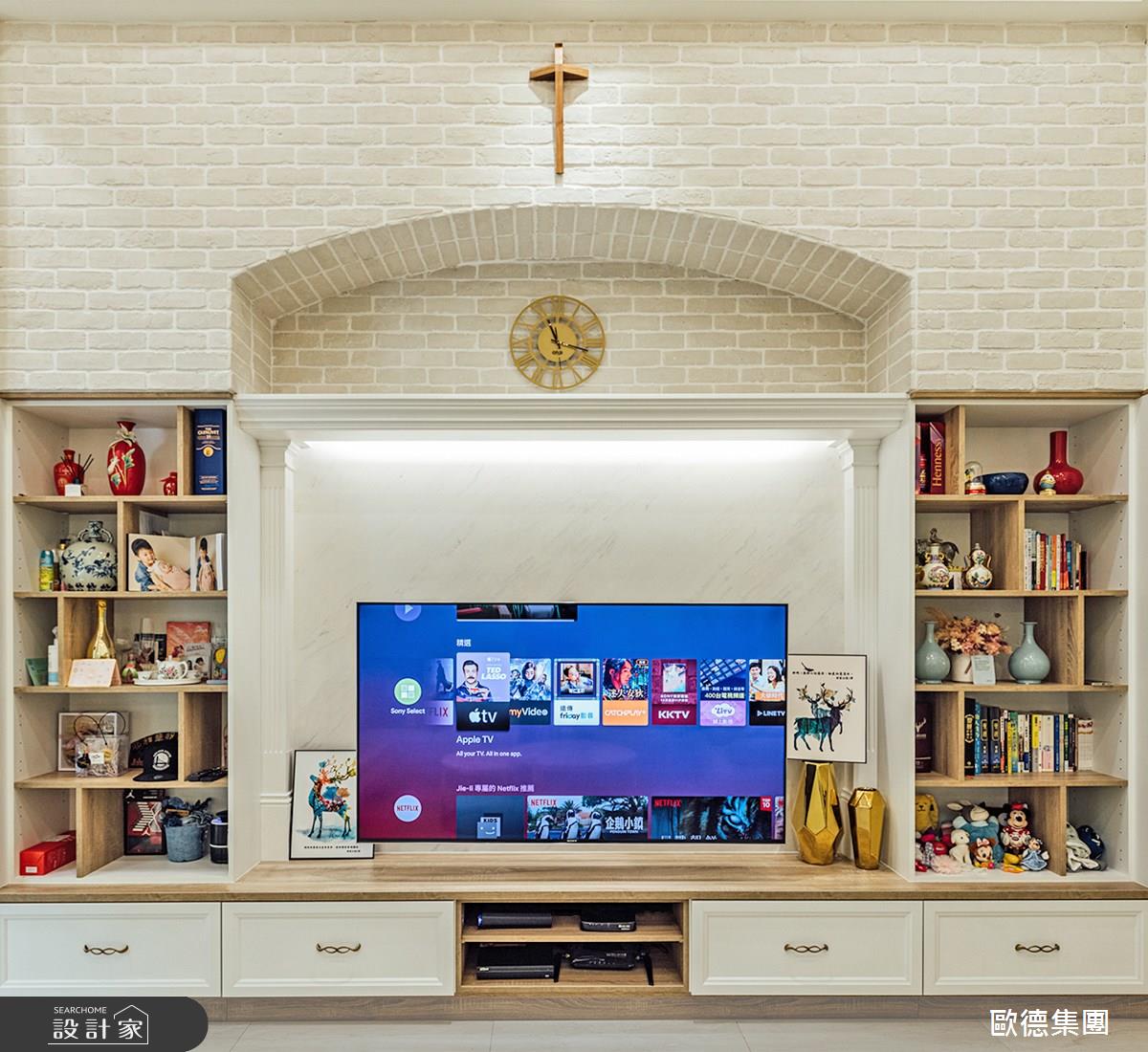 100坪新成屋(5年以下)＿美式風客廳案例圖片＿台灣歐德傢俱股份有限公司＿歐德_140之4