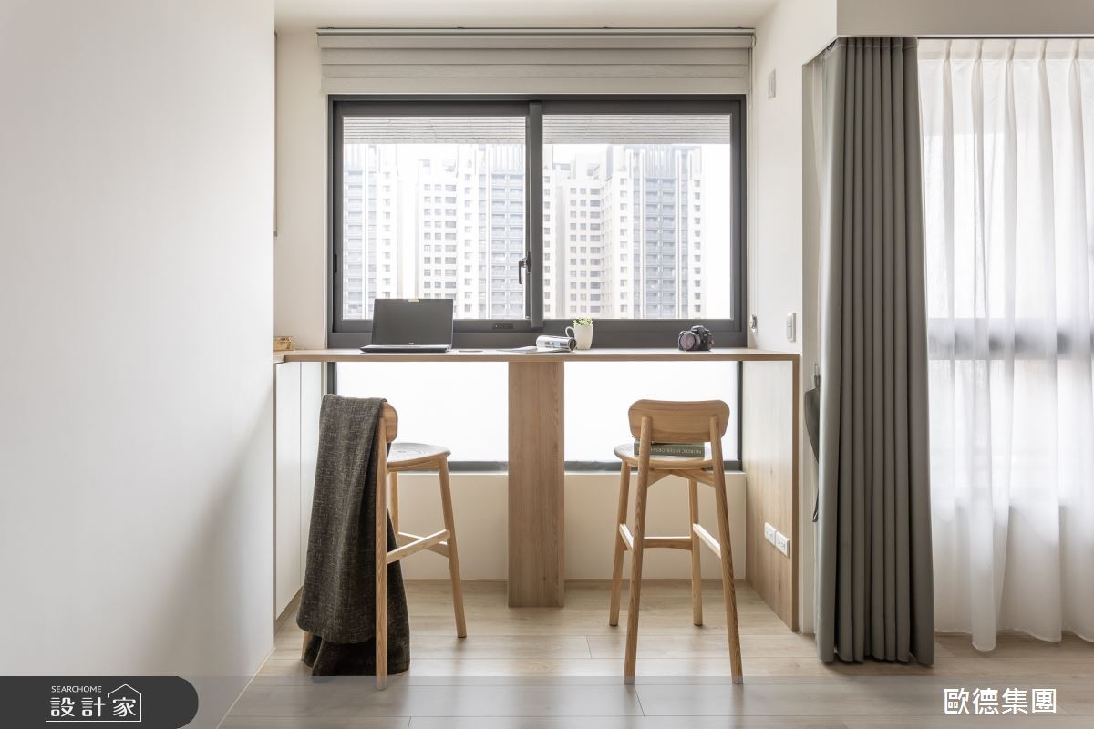 25坪新成屋(5年以下)＿簡約風工作區案例圖片＿台灣歐德傢俱股份有限公司＿歐德_141之8