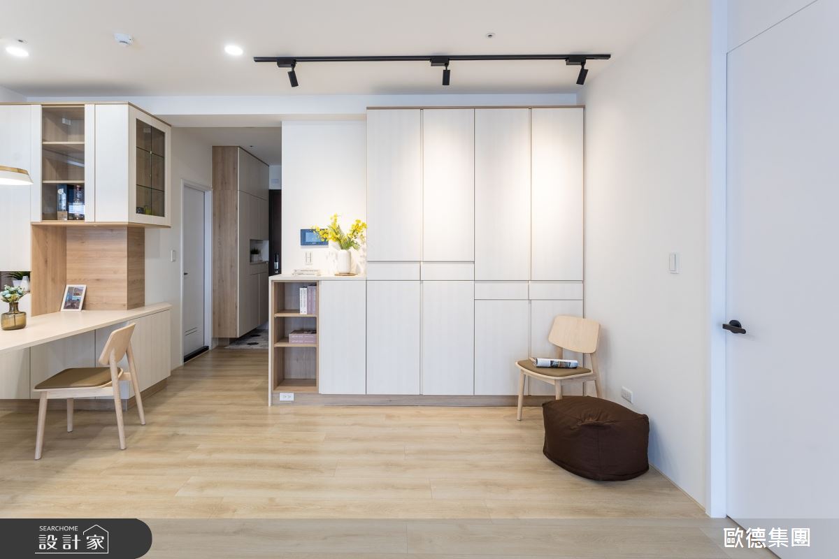 25坪新成屋(5年以下)＿簡約風客廳案例圖片＿台灣歐德傢俱股份有限公司＿歐德_141之5
