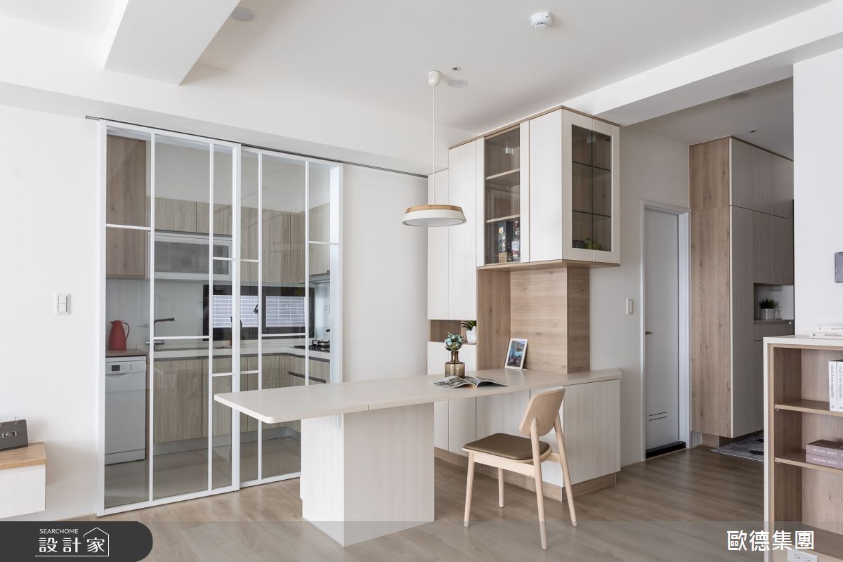 25坪新成屋(5年以下)＿簡約風餐廳案例圖片＿台灣歐德傢俱股份有限公司＿歐德_141之2