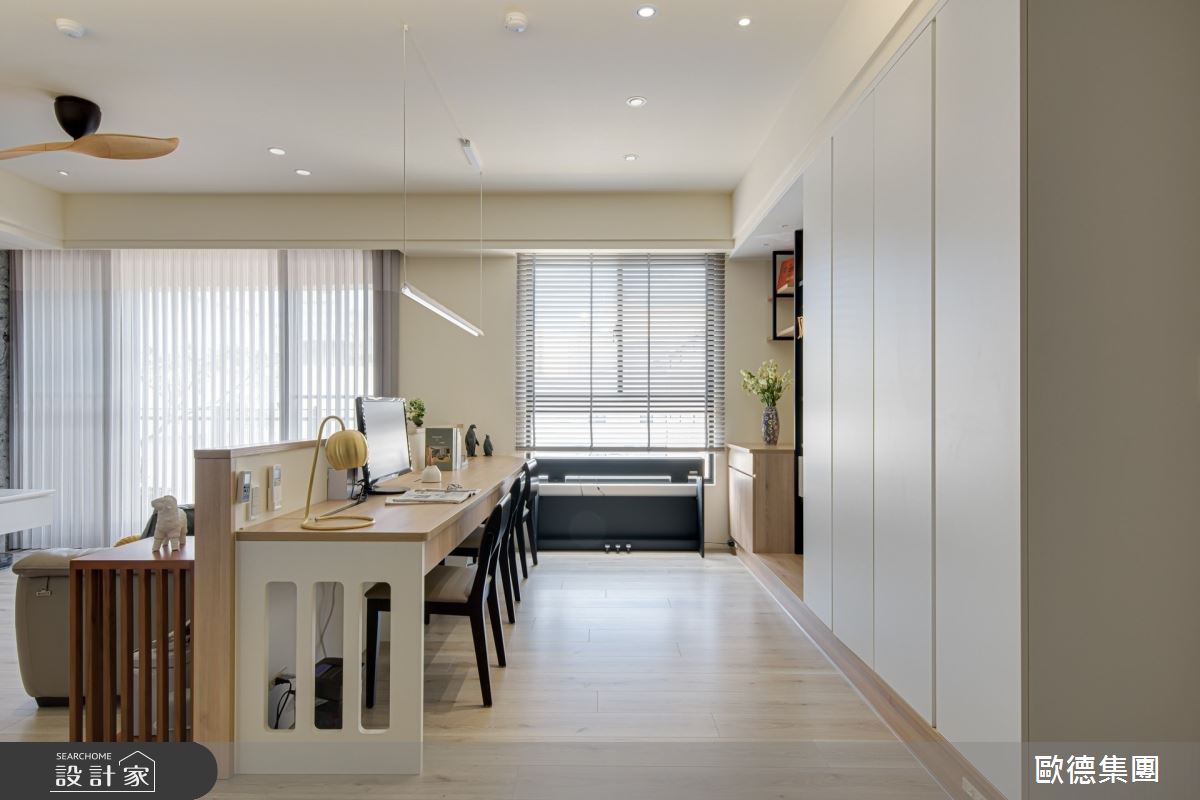 32坪新成屋(5年以下)＿現代風客廳書房案例圖片＿台灣歐德傢俱股份有限公司＿歐德_143之20