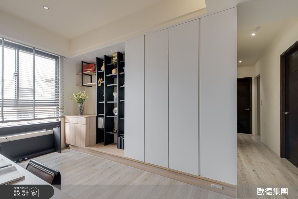 32坪新成屋(5年以下)＿現代風書房案例圖片＿台灣歐德傢俱股份有限公司＿歐德_143之22