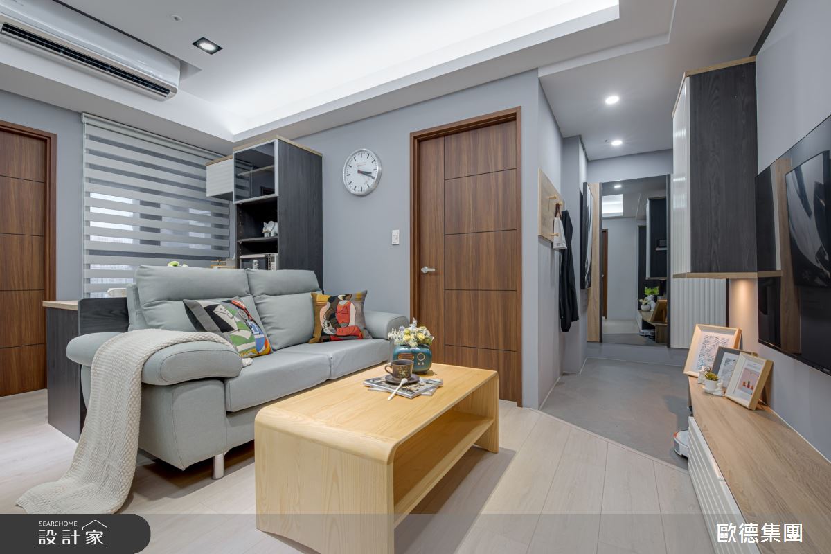 16坪新成屋(5年以下)＿現代風客廳案例圖片＿台灣歐德傢俱股份有限公司＿歐德_144之4