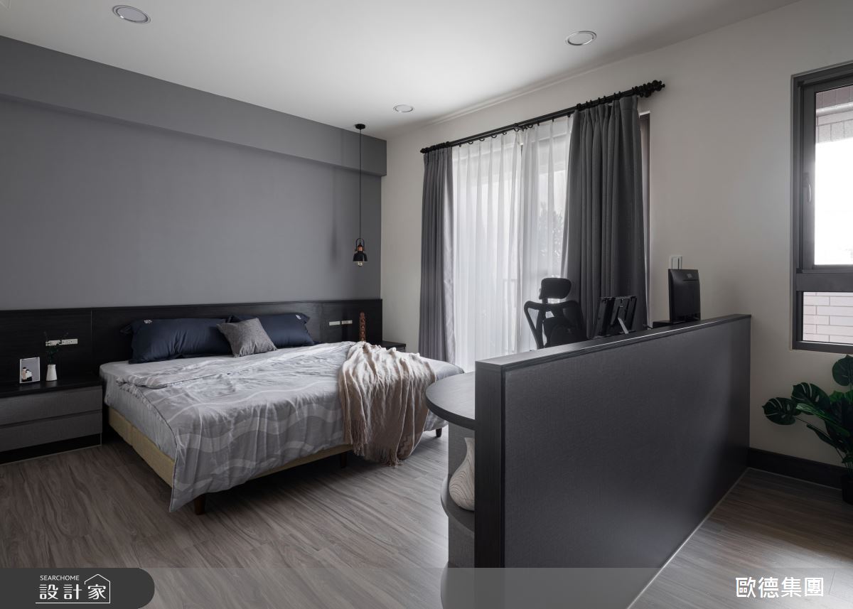 50坪新成屋(5年以下)＿現代風臥室陽台案例圖片＿台灣歐德傢俱股份有限公司＿歐德_145之29