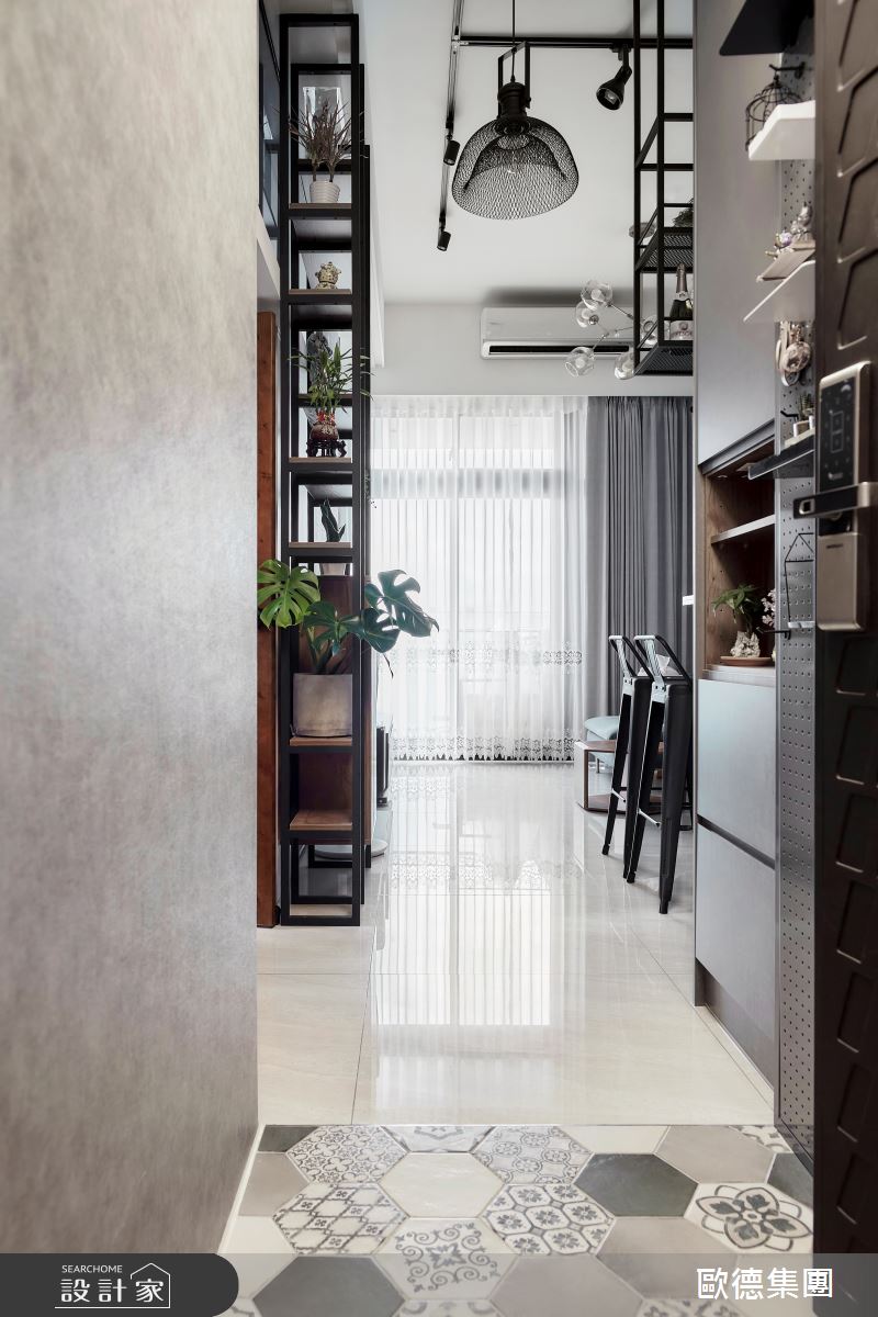 14坪新成屋(5年以下)＿混搭風玄關案例圖片＿台灣歐德傢俱股份有限公司＿歐德_147之1